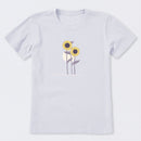 Sunflowers in the Moon Short Sleeve T-Shirt