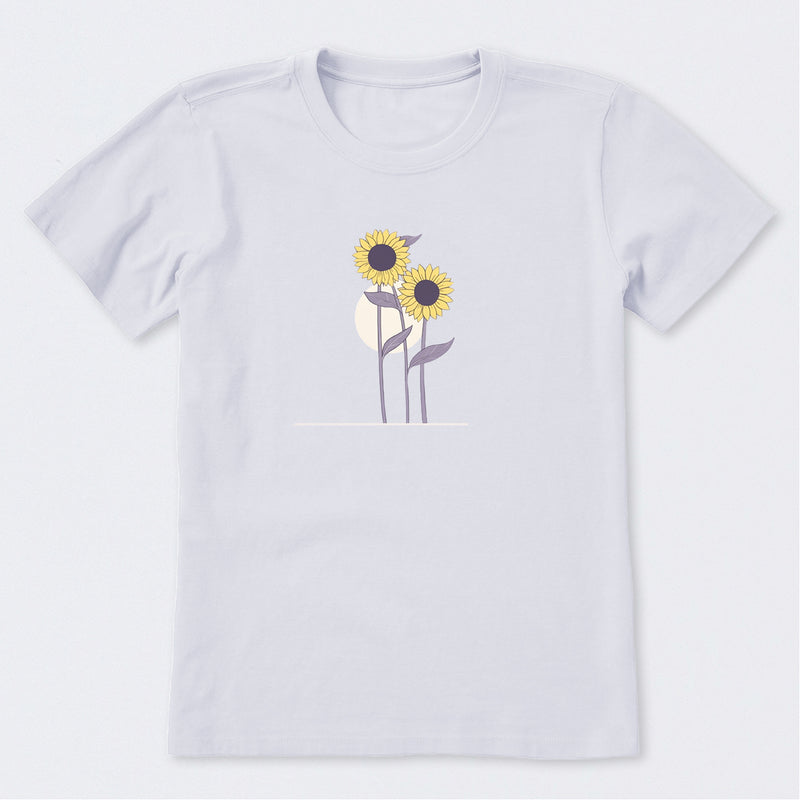 Sunflowers in the Moon Short Sleeve T-Shirt