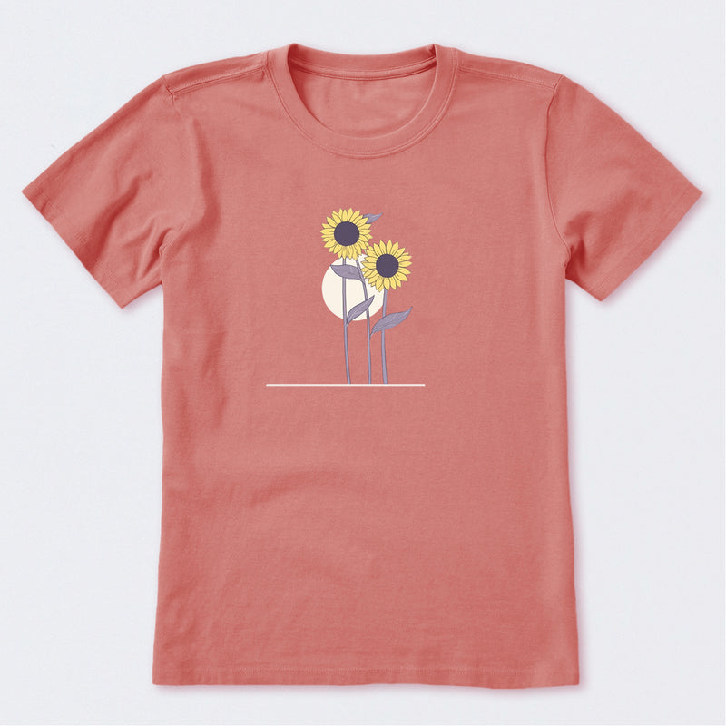 Sunflowers in the Moon Short Sleeve T-Shirt