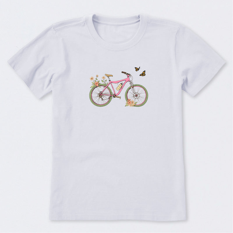 Beautiful Butterfly Bike Short Sleeve T-Shirt