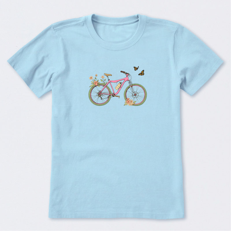 Beautiful Butterfly Bike Short Sleeve T-Shirt