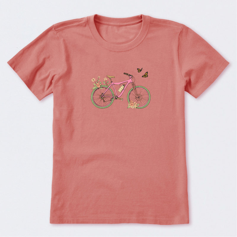 Beautiful Butterfly Bike Short Sleeve T-Shirt