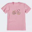 Beautiful Butterfly Bike Short Sleeve T-Shirt