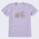 Beautiful Butterfly Bike Short Sleeve T-Shirt