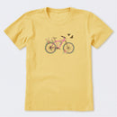 Beautiful Butterfly Bike Short Sleeve T-Shirt