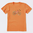 Beautiful Butterfly Bike Short Sleeve T-Shirt