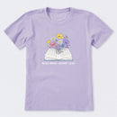 Read More Petals & Prose Short Sleeve T-Shirt