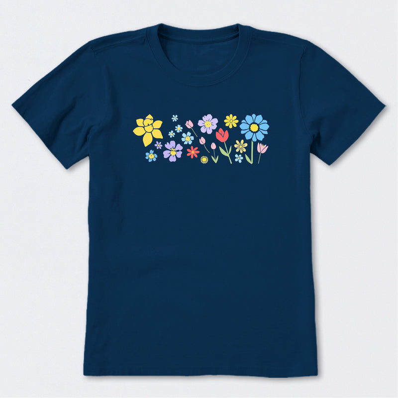 Spring Wildflowers Short Sleeve T-Shirt