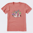 Tie Dye Mushrooms Short Sleeve T-Shirt