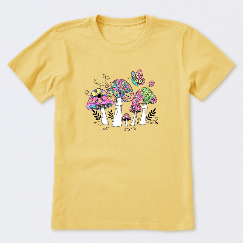 Tie Dye Mushrooms Short Sleeve T-Shirt
