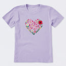 Heart of Hearts + Flowers Short Sleeve T-Shirt