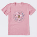 Keys to Happiness All Around Us Bee Short Sleeve T-Shirt