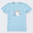 Bunny in the FLowers Short Sleeve T-Shirt