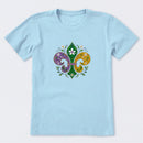 Doodle Fleur de Lis Short Sleeve T-Shirt
