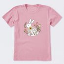 Doodle Easter Bunny Short Sleeve T-Shirt