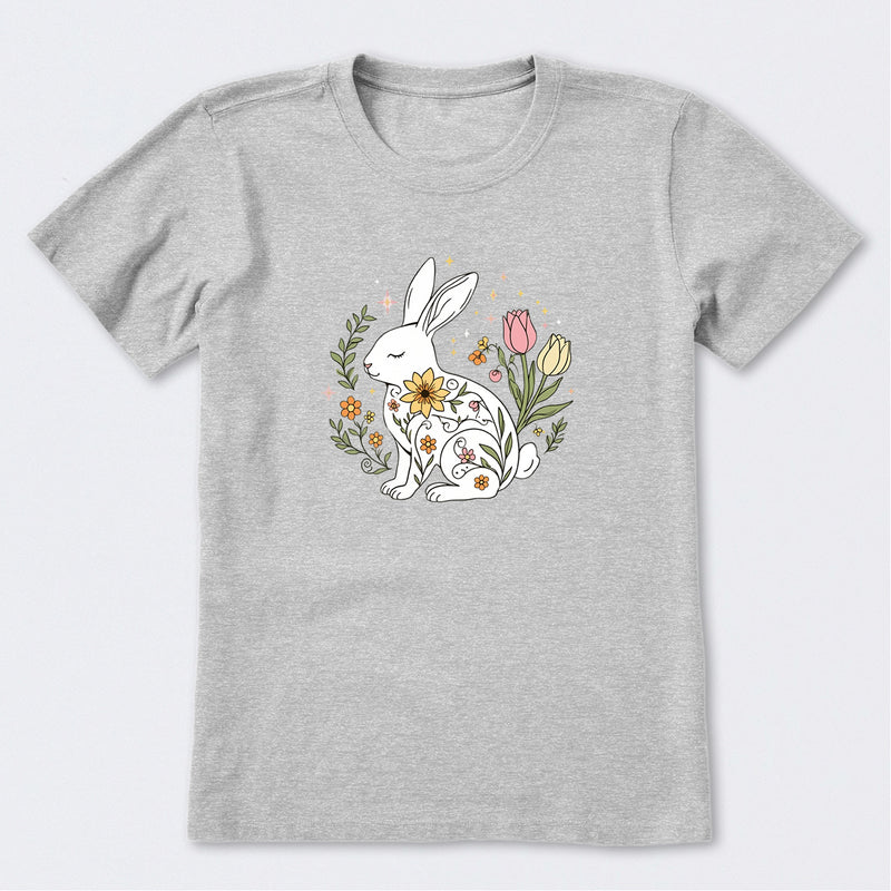 Doodle Easter Bunny Short Sleeve T-Shirt