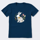 Doodle Easter Bunny Short Sleeve T-Shirt