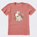 Doodle Easter Bunny Short Sleeve T-Shirt