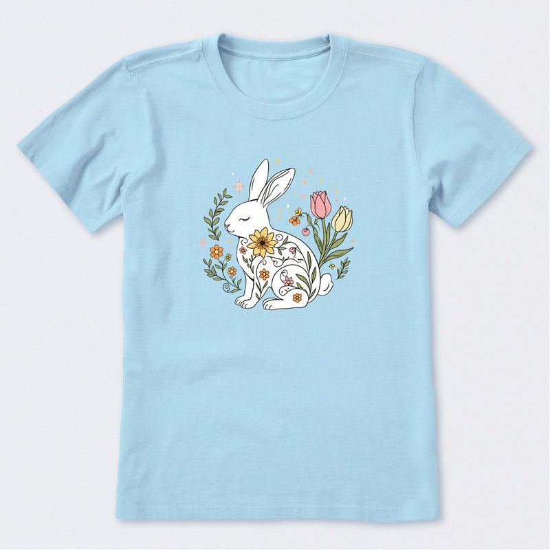 Doodle Easter Bunny Short Sleeve T-Shirt