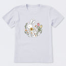 Doodle Easter Bunny Short Sleeve T-Shirt