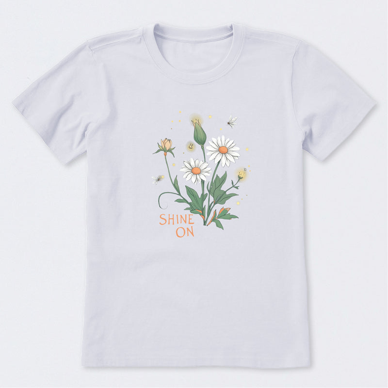 Dreamy Shine On Daisies Short Sleeve T-Shirt