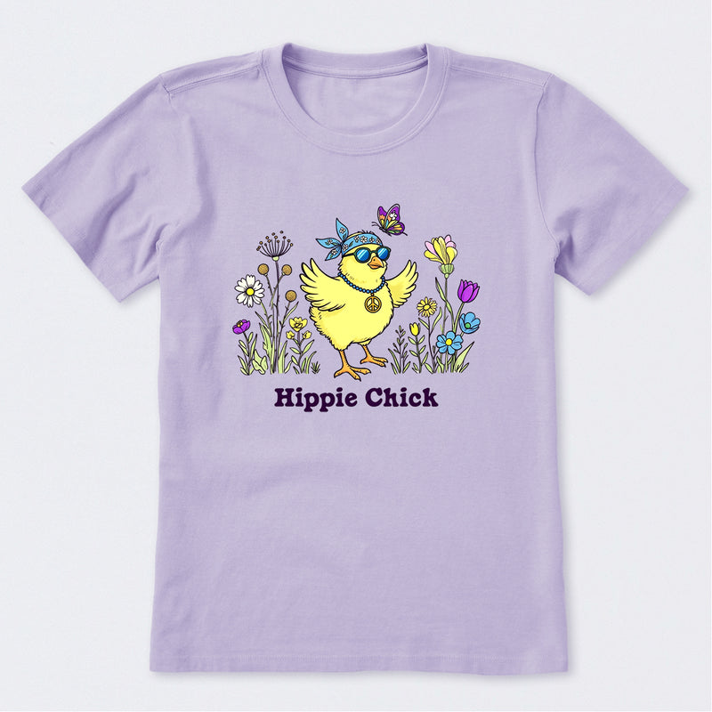 Hippie Chick Flowers Short Sleeve T-Shirt
