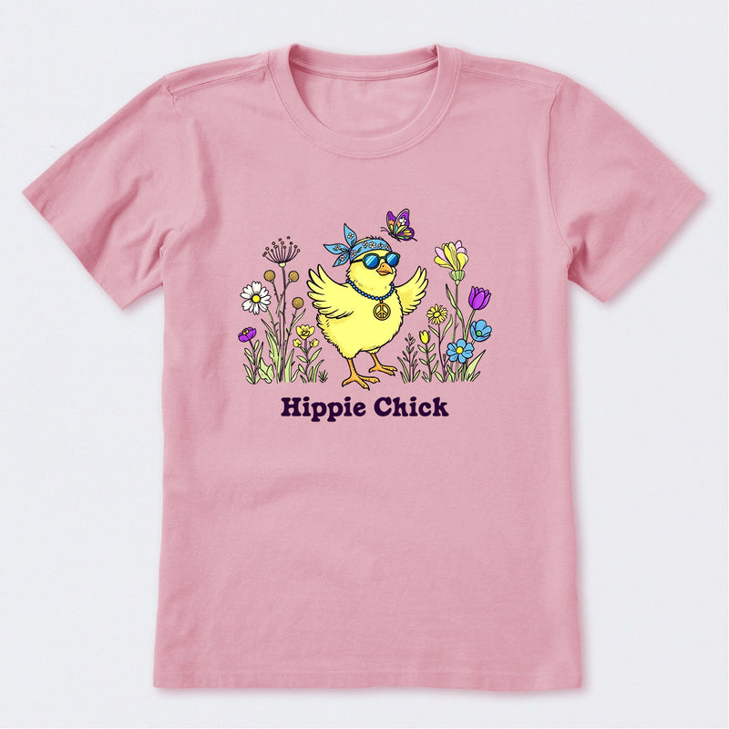 Hippie Chick Flowers Short Sleeve T-Shirt