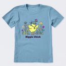 Hippie Chick Flowers Short Sleeve T-Shirt