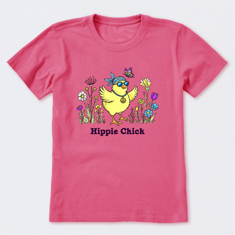 Hippie Chick Flowers Short Sleeve T-Shirt