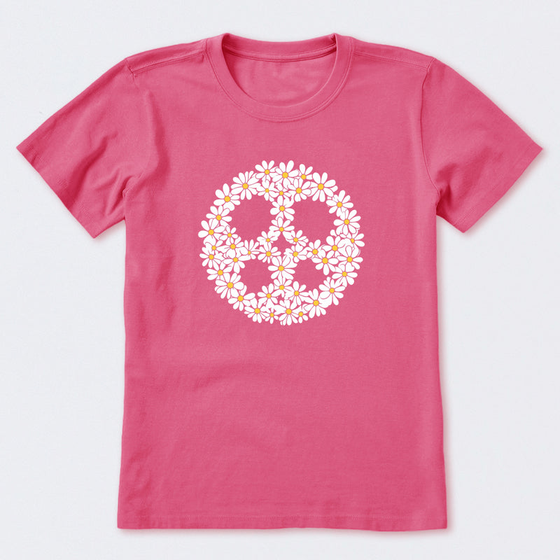 Peace Daisy Chain Crusher Short Sleeve T-Shirt