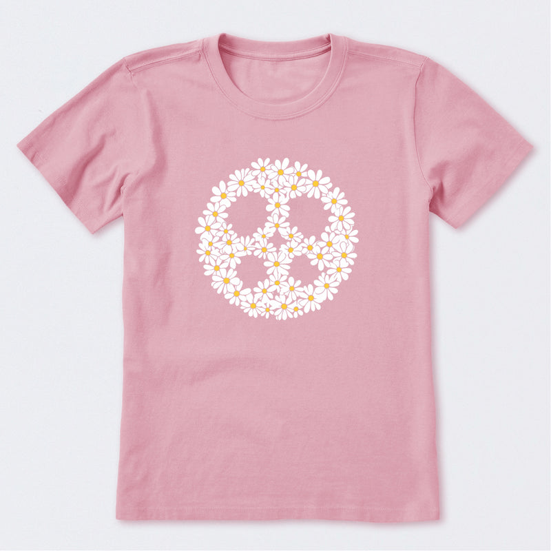 Peace Daisy Chain Crusher Short Sleeve T-Shirt