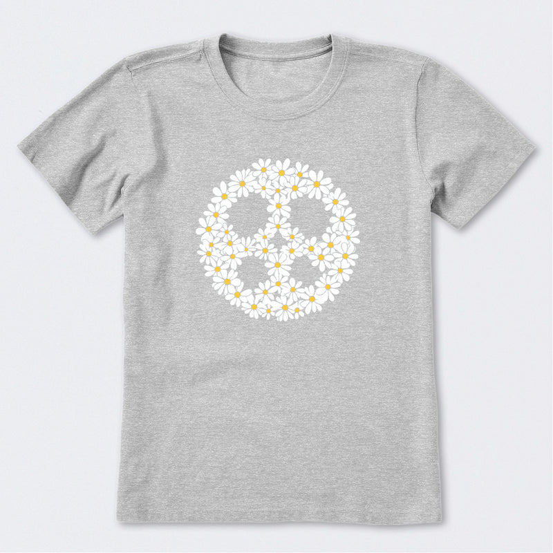 Peace Daisy Chain Crusher Short Sleeve T-Shirt