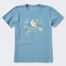Sun and Moonflowers Short Sleeve T-Shirt