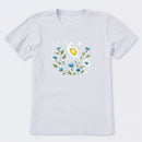 Sun and Moonflowers Short Sleeve T-Shirt