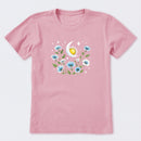 Sun and Moonflowers Short Sleeve T-Shirt