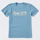 Spring Wildflowers Pattern Short Sleeve T-Shirt