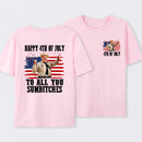 Smokey and the Bandit 4th of July Funny Sumbitches Independence Day T-Shirt