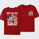Smokey and the Bandit 4th of July Funny Sumbitches Independence Day T-Shirt