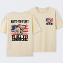 Smokey and the Bandit 4th of July Funny Sumbitches Independence Day T-Shirt