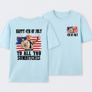 Smokey and the Bandit 4th of July Funny Sumbitches Independence Day T-Shirt