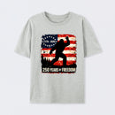 Bigfoot American Flag 1776 2026 250 Years Of Freedom Independence Day T Shirt