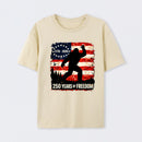 Bigfoot American Flag 1776 2026 250 Years Of Freedom Independence Day T Shirt