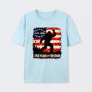Bigfoot American Flag 1776 2026 250 Years Of Freedom Independence Day T Shirt