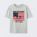United States Of America 250 Years 1776 2026 Independence Day American Flag T Shirt