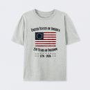 United States Of America 250 Years Of Freedom 1776 2026 Independence Day T Shirt