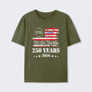 250 Years Of American Independence We The People 1776 To 2026 Usa Flag Patriotic T-Shirt