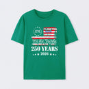 250 Years Of American Independence We The People 1776 To 2026 Usa Flag Patriotic T-Shirt