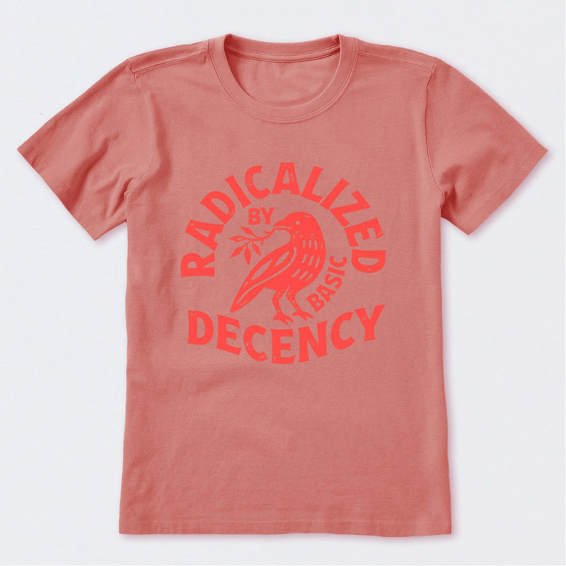 Radicalized By Basic Decency Feminist T-Shirt