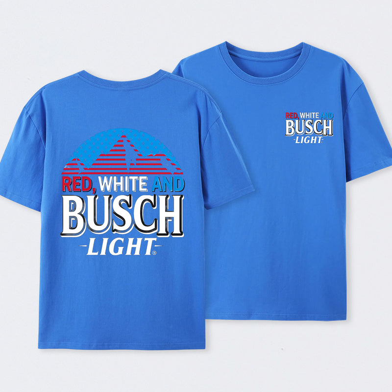 Red White and Busch 4th of July T-Shirt