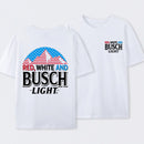 Red White and Busch 4th of July T-Shirt
